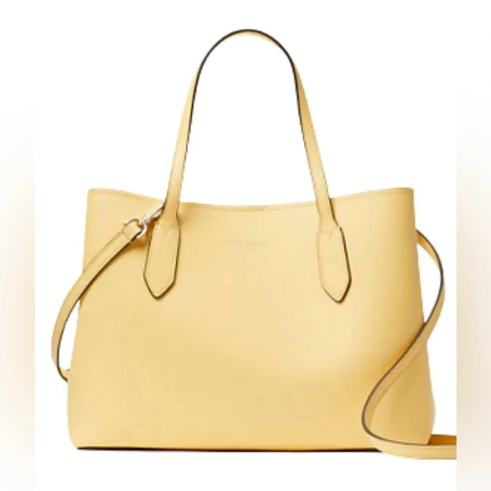Kate Spade Harper Satchel in Butter Yellow - NWOT - Picture 1 of 10